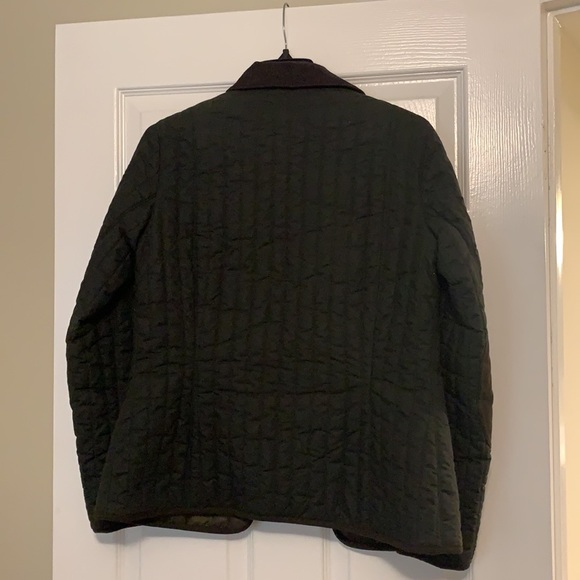 Barbour for J. Crew Hartpury Quilted Waxed Cotton Jacket - Picture 6 of 7